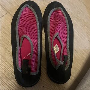 Pink and Black Water Shoes